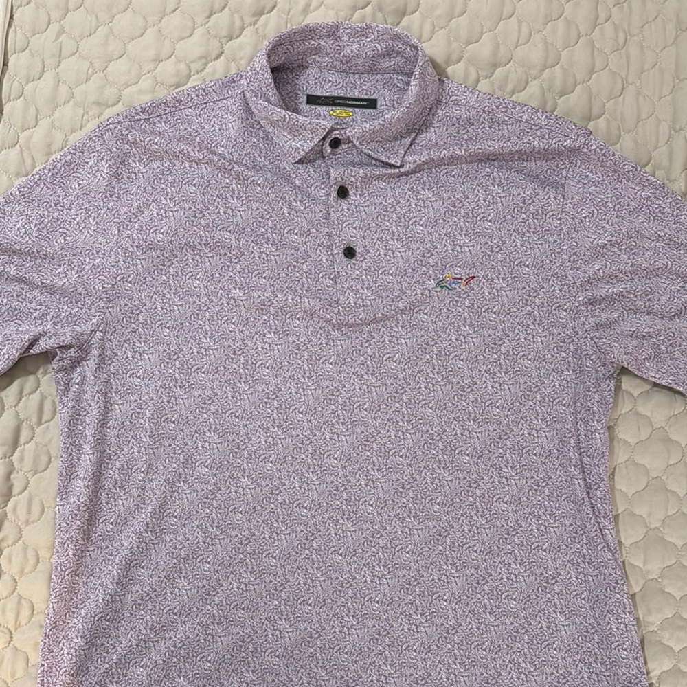 Travis Mathew Purple Polo Shirt